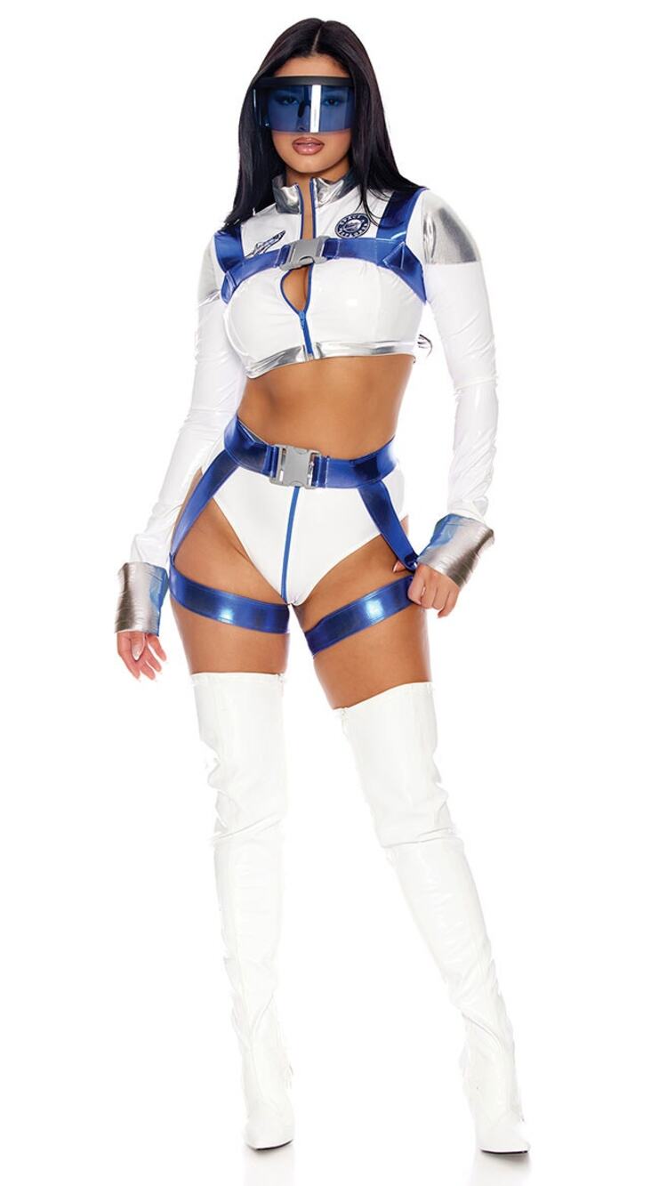 NEW Forplay Sky Rocket Astronaut Sexy Halloween Costume Size Medium Large